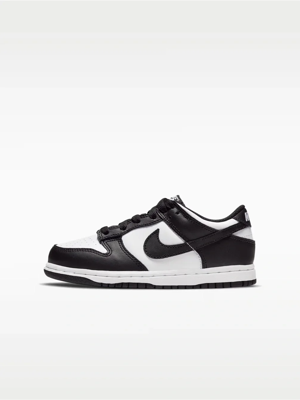 Nike Dunk Low Sneaker in Black and White
